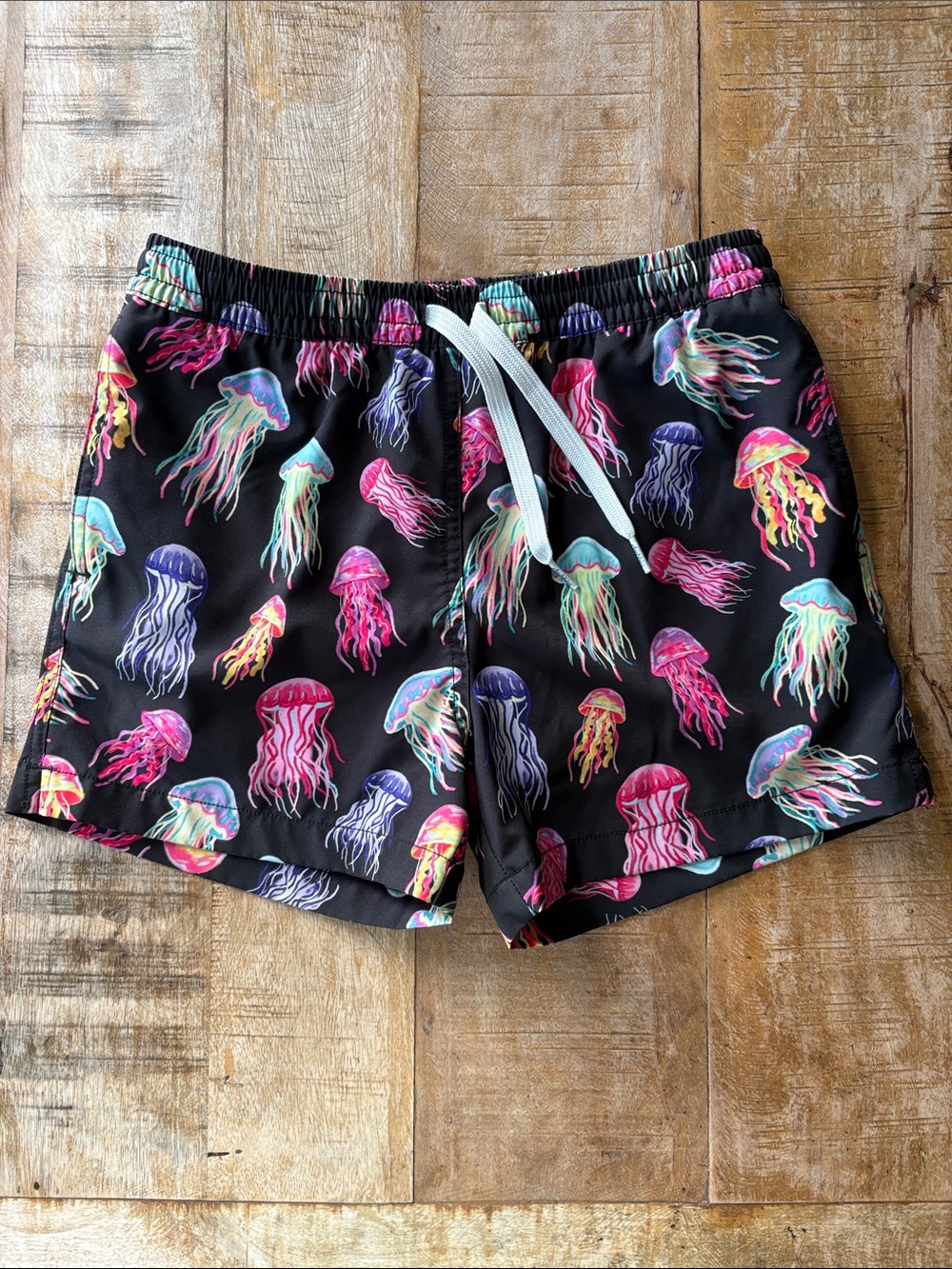Chubbies Boys Black Jellyfish Swim Shorts size M(10/12)
